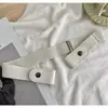 Cinto Preguiçoso para Mulheres, Ferramenta para Apertar a Cintura, Fivela de Encolhimento para Jeans, Ajuste da Cintura, Cinto Elástico para Treinamento Militar de Estudantes