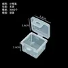 Caixa Plástica Retangular de PP para Armazenar Contas Quadradas, Joias, Equipamentos de Pesca, Acessórios de Ferragens, Produtos Pequenos e Insígnias