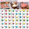 Juego Personalizado de 82 Piezas de Boquillas para Decorar Pasteles con Crema Amazon, Suministros para Hornear Pasteles y Galletas, Uñas para Decorar