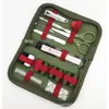 Bolsa de costura para soldado único Nova Caixa de costura verde militar Bolsa de costura portátil Bolsa de costura de camuflagem para soldado único ao ar livre Terno