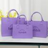 Bolsa de Fieltro para Mujer Portátil al por Mayor Bolsa de Fieltro Bolsa de Mano de Regalo Moda Promoción Publicitaria Celebridad de Internet Bolsa de Mano de Fieltro