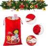 Bolsa de Regalo de Terciopelo Navideño Bolsa con Cordón Bolsa Súper Grande para Envolver Regalos Bolsa de Caramelo de Terciopelo de Seda