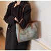 Bolsa de Ombro Feminina de Alta Classe e Grande Capacidade 2024 Bolsa Tote para Estudantes Universitários de Aula e para Deslocamento Universal para Mulheres