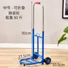 Carrito de Compras Pequeño Plegable para el Hogar Ligero Carrito Pequeño Carrito con Barra de Tiro Carrito Plegable Portátil para Subir Escaleras