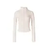 Roupa de Yoga Modeladora Feminina Gola Alta Cinto na Cintura Zíper Top Calça de Cintura Alta Falsa Duas Peças Uso Externo Corrida Esportes Fitness Feminino