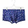 Ropa Interior Zhongshan Calzoncillos tipo bóxer para Hombre Moda Masculina Calzoncillos tipo bóxer Sexy para Hombre Imagen de Estrella Ropa Interior para Hombre de Cintura Media B808