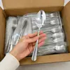 Set de Cubiertos de Acero Inoxidable de Alto Valor 1010 Cuchillos y Tenedores para Steak de Restaurante Tenedores de Postre Premium Personalizados