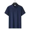Venta al por mayor de fábrica transfronteriza Camisa Polo para hombre de manga corta de verano para exteriores que absorbe la humedad, secado rápido, elástica, fresca, corte ajustado, camiseta estilo coreano