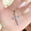 Colgante Cruz Personalizado de Amazon Transfronterizo, Nuevo Colgante de Joyería Chapado en Oro Cobre, Colgante para Cadena de Suéter