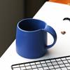 Taza de Alto Valor Taza de Café Azul Klein Estilo Ins Taza de Cerámica Xiaohongshu Color Sólido Taza para Hotel y Casa de Huéspedes