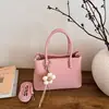 Bolsa de mão feminina de alta costura 2026, nova bolsa balde de nicho de luxo leve, bolsa de ombro e transversal para o dia a dia
