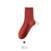 Calcetines de media pantorrilla para mujer, 100% algodón puro, resistentes al olor, transpirables, calcetines cortos de colores pastel, calcetines de algodón para mujer estilo macarrón, calcetines holgados