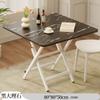 Mesa Pequeña Mesa Plegable Hogar Apartamento Pequeño Mesa de Comedor Sencilla Casa de Alquiler Exterior Puesto Portátil Comedor Mesa Cuadrada