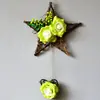 Colgante de pared de cinco estrellas colgante de pared simulado traje colgante de pared flor artificial de plástico cesta colgante decoración de pared interior pared interior decoración escolar Floricultura