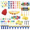 Conjunto de ferramentas de pintura para crianças, esponja de vedação, ferramenta de pintura, pincel de cogumelo, materiais de arte para jardim de infância