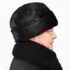 Novo Inverno Cold-proof Coroa Chapéu Dos Homens Yuda Imitação de Cabelo de Vison Velho Chapéu De Viagem Ao Ar Livre Chapéu Quente
