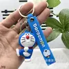 Llavero colgante de dibujos animados de Doraemon, Adorno para llavero de coche de Doraemon, Peluche de mercancía de anime del hombre gordo azul