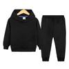 Traje para hombre y mujer Primavera y Otoño 2024 Nuevo Sudadera con capucha casual para niños Otoño Deportes Estilo occidental Conjunto de dos piezas