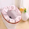 Cojín para Asiento de Inodoro Doméstico con Cremallera al por Mayor, Funda de Asiento de Inodoro de Felpa Engrosada, Maestro de Algodón Impermeable y Lavable