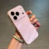 Adecuado para Apple 17Promax Funda de Teléfono de Cristal Iphone16 Simple y Lujoso 15 Todo Incluido Anticaídas 14 Moderno