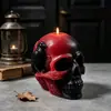 Molde de Silicona para Vela Aromática de Calavera de Cuervo Transfronteriza Halloween Estilo Oscuro Adorno de Yeso DIY Molde Hecho a Mano