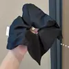 Pañuelo cuadrado estilo casual, scrunchie, lazo de encaje para el pelo, diadema dulce, accesorio para el cabello de alta gama a la moda para mujeres