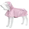Impermeable Personalizado para Perro Nuevo Impermeable para Perro Botón a Presión Capa Ajustable Ligero Reflectante Impermeable para Mascotas