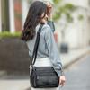 Bolso Cruzado de Cuero Genuino para Mujer 2024 Nueva Llegada Estilo Coreano Moderno Combinable Cuero Vacuno Suave Gran Capacidad Bolso de Hombro Multicapa Bolso de Madre