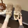 Zapatos para mujer tipo Birkenstock, totalmente cerrados y con forro de felpa, estilo coreano 2026, nuevos, modernos, antideslizantes para invierno, cálidos y esponjosos, de algodón, estilo slip-on