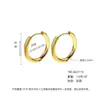 Aros de Oreja de Moda Transfronterizos al por Mayor en Stock para Mujer, Acero de Titanio, Lujo Ligero, Sensación de Alta Gama, Estilo Europeo y Americano, Estilo Ins, No se Desvanecen