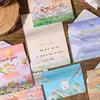 Cartão Postal Ilustração Pintura a Óleo Simples Estilo Pintado à Mão Festival Romântico Cartão de Mensagem de Aniversário para Alunos do Ensino Fundamental e Médio Cartão de Decoração