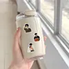 66 Pegatinas de graffiti del actor ídolo coreano Park SiWoo para botellas de agua y fundas de teléfono, mercancía de celebridad
