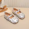 2026 Nuevos Zapatos de Bebé y Niño Pequeño de Lunares Primavera y Otoño Suela Suave Antideslizantes para Bebés y Niños Pequeños Pegatina Mágica Zapatos de Primeros Pasos de Princesa