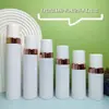 Botella Mousse Blanca de 100ml con Cepillo Limpiador y Dosificador de Espuma, Botella de Espuma de 200ml