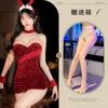 Fragrância para Ouvir à Noite Roupa Sexy Fantasia de Coelho de Veludo Roupas Apaixonadas Roupa Íntima Sexy Uniforme Não Precisa Tirar Roupas Sexy