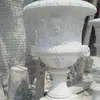 Macetas de Mármol Natural, Macetas de Jardín Talladas en Piedra, Macetas de Piedra Hechas a Medida para Jardines Paisajísticos de Villas