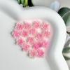 Explosiones luminosas temblorosas joyería para uñas capullo de rosa rosa capullo de simulación viñeteado retro material para uñas