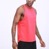 Colete esportivo masculino de secagem rápida de verão, solto, corrida ao ar livre, basquete, sem mangas, fitness, colete, top