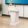 Atril, Mostrador de Recepción, Podio para Discursos, Mostrador de Ventas, Podio para Conferencias de Maestros, Mesa, Podio para Anfitrión de Bodas