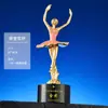 Nuevo Trofeo de Cristal de Danza Personalizado Trofeo de Resina para Competición de Danza Latina Ballet Danza China Trofeo para Niños Danza Infantil