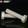 Parafuso Sextavado Externo de Plástico PPH Parafuso Plástico M3-M24 Resistente a Ácido e Alcalino Resistente à Corrosão Rosca Completa