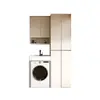 Gabinete de Lavadora de Aluminio Honeycomb Personalizado Gabinete de Pared para Lavadero Doméstico Lavabo Gabinete de Pared Lavado y Secado Integrado Máquina Doble Protección Solar Gabinete de Balcón