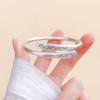 Nueva herencia de plata antigua francesa pulsera Xiangyun femenina joven abierta sólida esmerilada fabricantes de origen venta al por mayor al contado