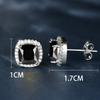 Pendientes de moda transfronterizos de estilo coreano con hebilla de diamante y circonita para mujer, elegantes pendientes de moda con entrega al por mayor en vivo.