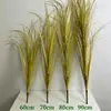 Simulação Capim de Cana Capim Cebola Junco Capim Palheiro Tufo Capim Picado Mato Decoração de Interior Paisagismo Simulação Grama Plantas Verdes Artificiais
