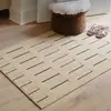 Felpudo moderno minimalista de alta gama para entrada, alfombra antideslizante resistente al desgaste para recibidor de casa, alfombrilla para dormitorio y estudio