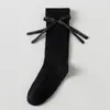Calcetines para Niñas Bebé Algodón Peinado Clase A Costura Plana Puño Acanalado No Constrictivo Primavera y Otoño Hasta la Rodilla Largos