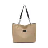 Bolsa de mano de gran capacidad, bolsa de paja para vacaciones, nueva bolsa de hombro de nicho para el día a día, moderna bolsa de playa de verano para mujer