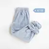 Pijama de Coral Fleece para Mujer, Set de Dos Piezas Engrosado Cálido para Otoño e Invierno, Conjunto de Cardigan de Franela, Se Puede Usar Afuera, Ropa de Casa para Mujer