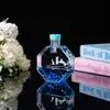 Botella de Perfume Octagonal de Velero Mediterráneo Gota de Aceite Luminosa Decoración de Escritorio para el Hogar Adorno de Reloj de Arena Juguete para Aliviar el Estrés de Oficina